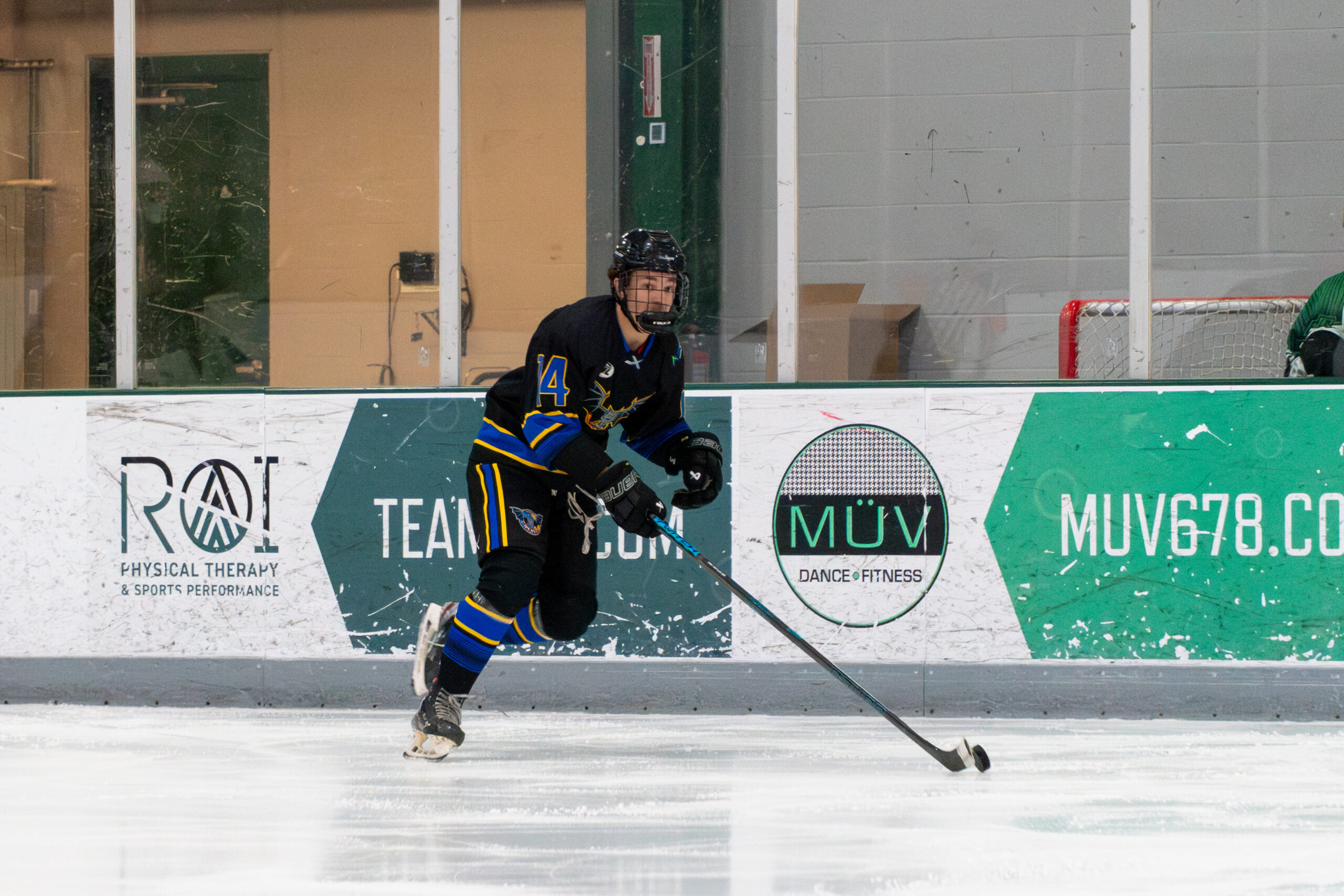 Photo of Jared Breunig, game winning goal scorer