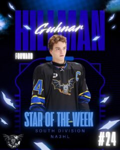 Guhnar Hillman South Division Star of the Week